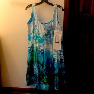 A-line Lagoon Print - gorgeous colors.